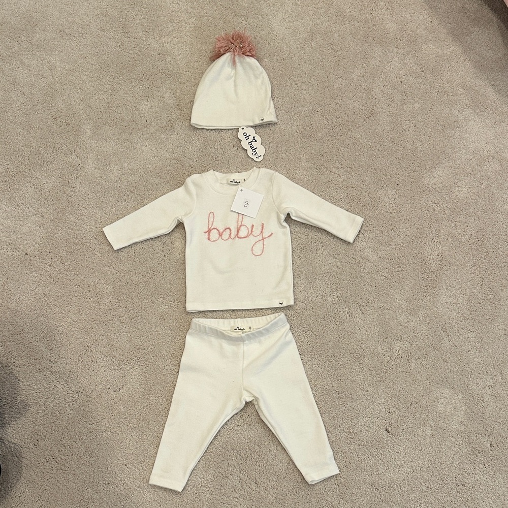 Baby Outfit Set with Hat